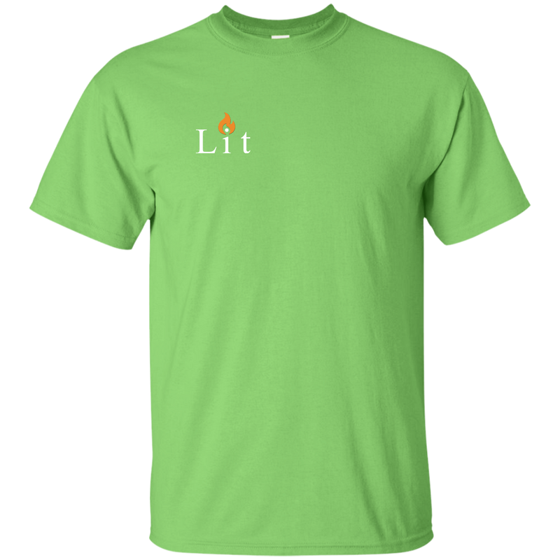 Custom Made "Lit" T-Shirts (White Text)