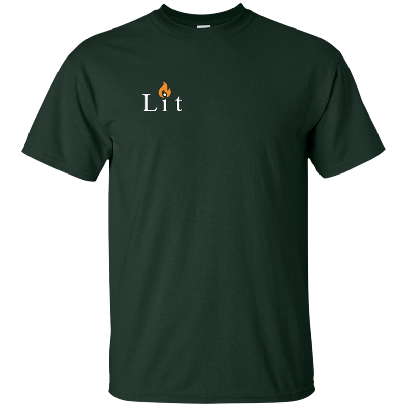 Custom Made "Lit" T-Shirts (White Text)